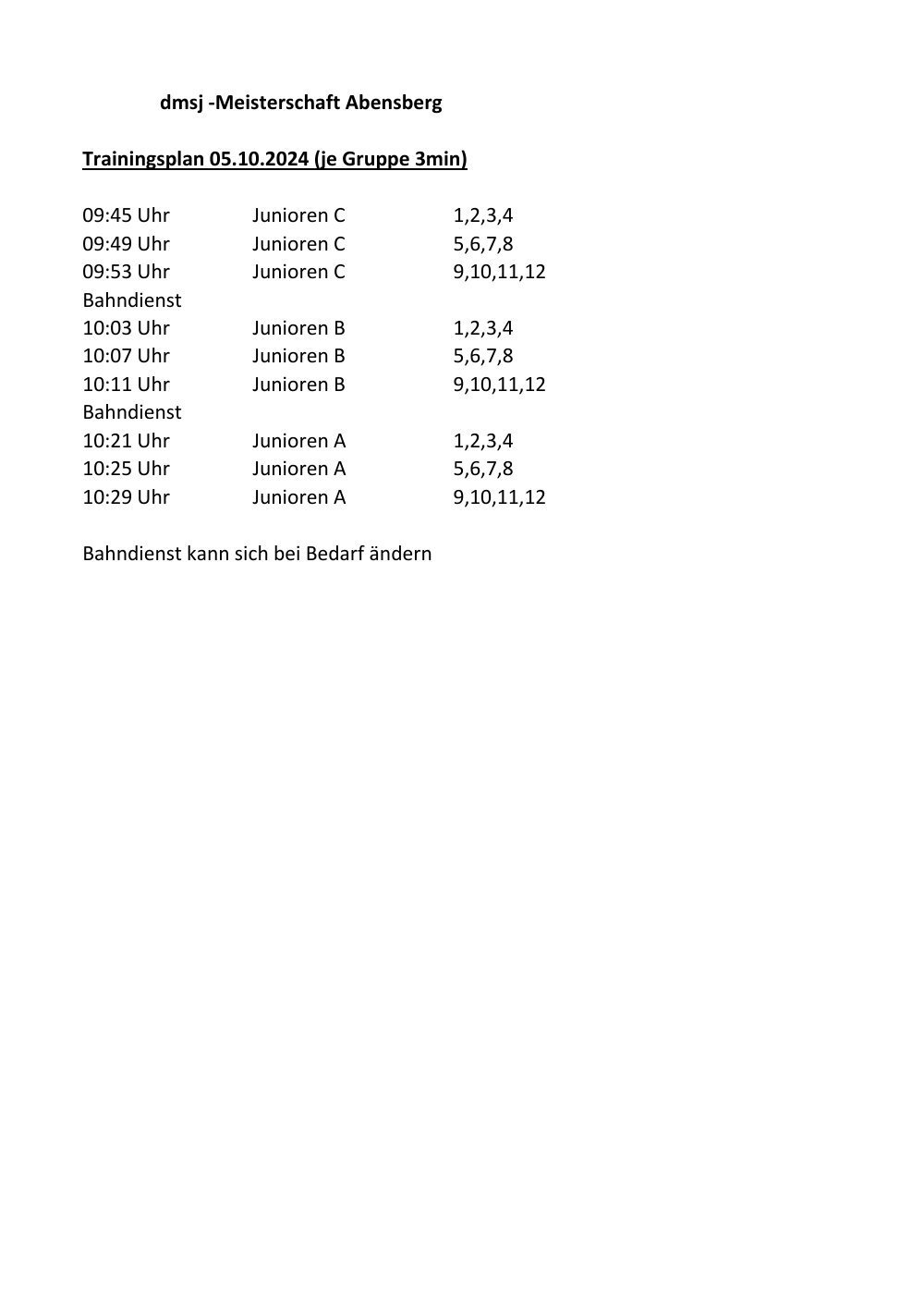 Trainingsplan dmsj-Meisterschaft 2024 (PDF öffnen)